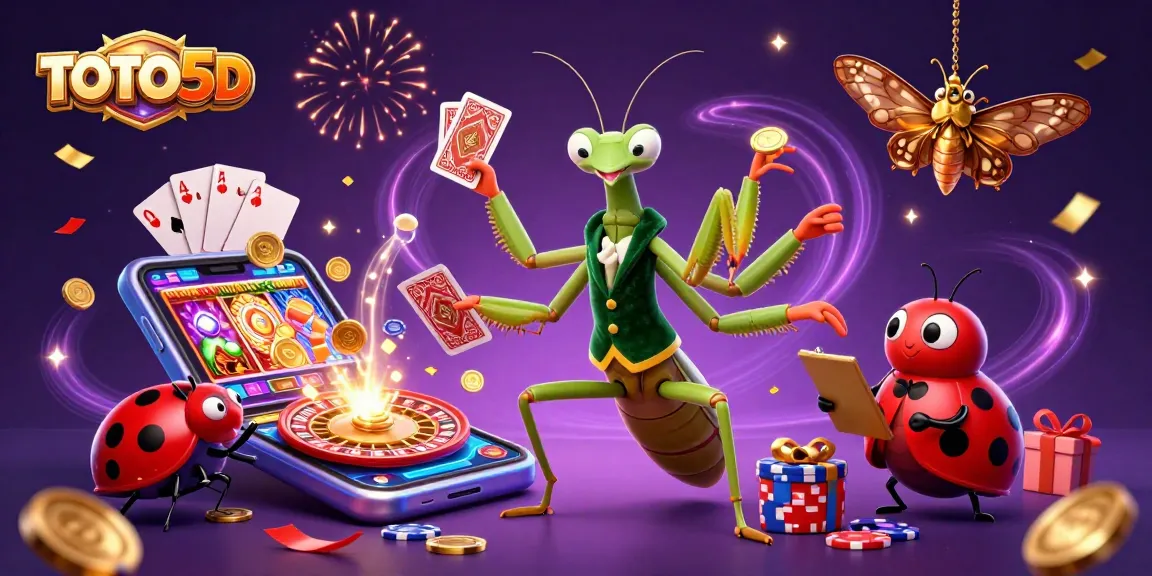 Gunakan TOTO5D untuk bermain, sambil ratusan koin emas berjatuhan dari ponsel di tengah pesta.