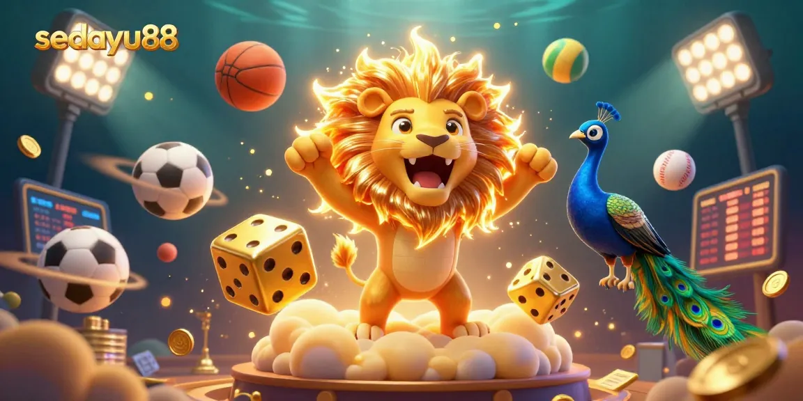 Engage with sedayu88's thrilling gaming scene featuring vibrant sports elements and captivating characters.