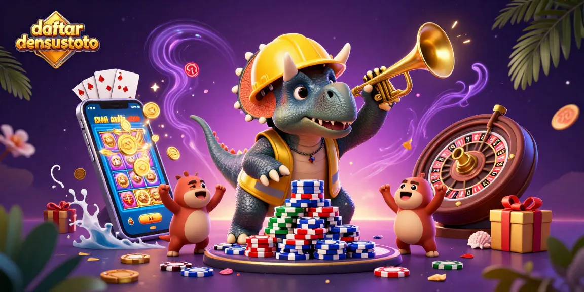 Pasang angka di daftar densustoto dengan ilustrasi 3D yang penuh warna dari karakter kasino dan elemen permainan.