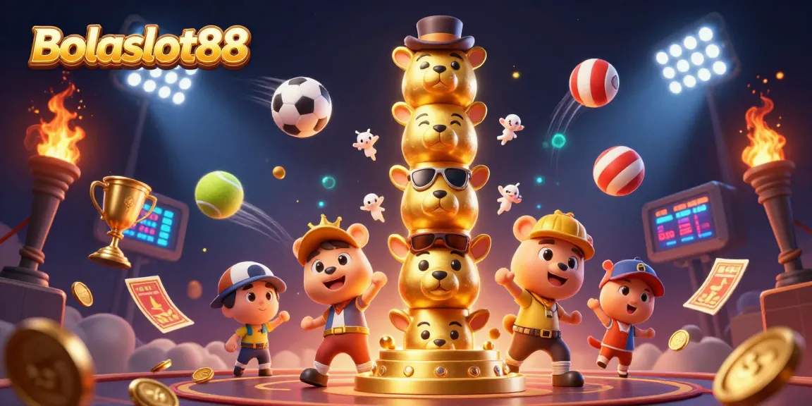 Bolaslot88 delivers thrilling sports betting action with vibrant characters and dynamic elements.