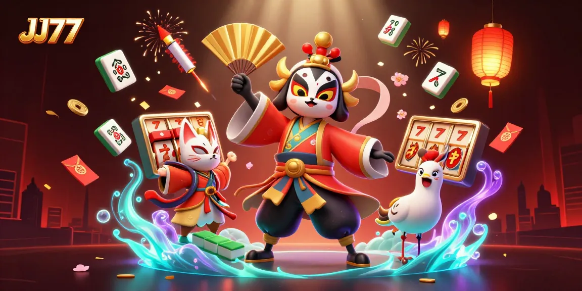 Experience exciting gameplay on JJ77, where vibrant casino elements create an immersive atmosphere.