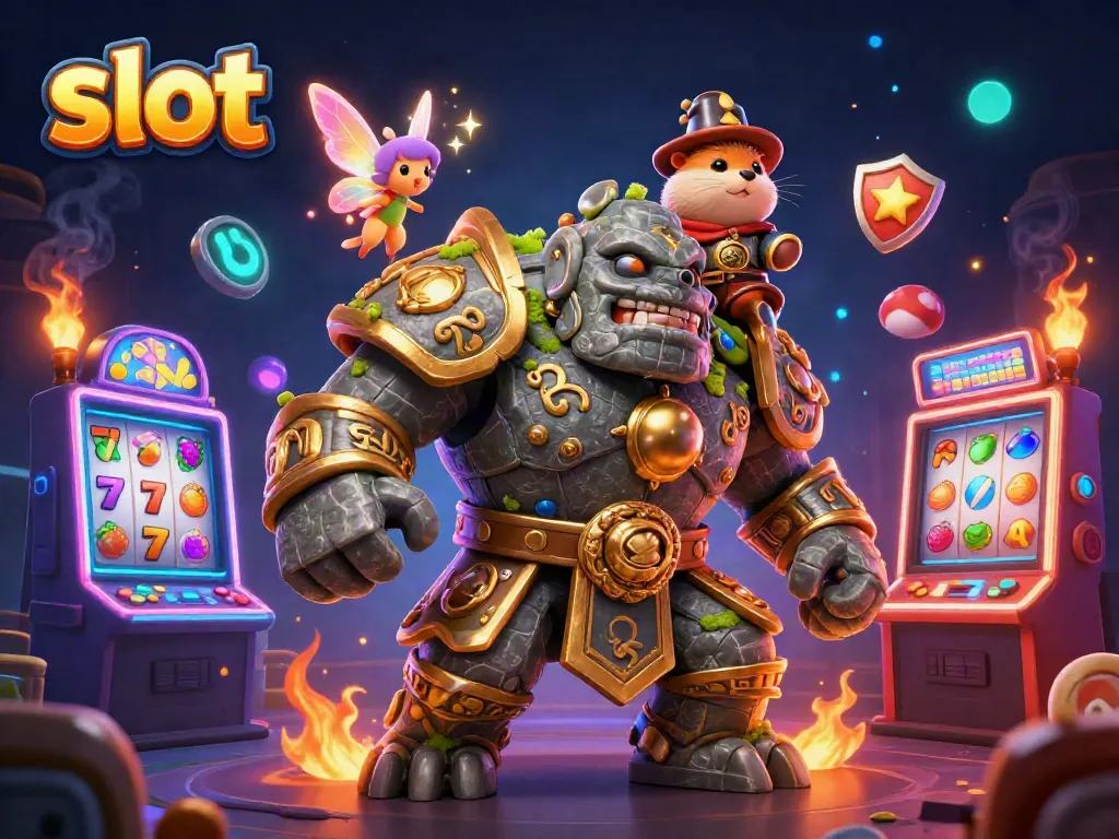 Mainkan slot dengan golem kuno dan keajaiban peri di kasino virtual yang penuh warna.