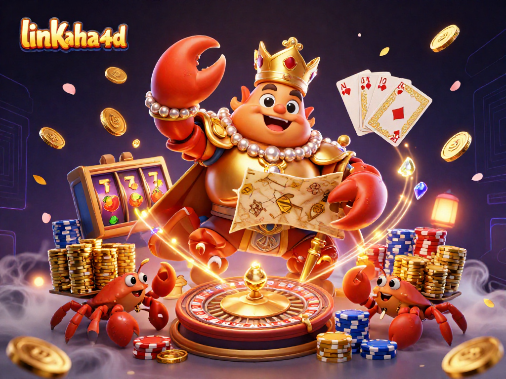 Menangkan permainan slot di link ahha4d dengan ilustrasi kasino yang memikat dan harta karun yang melimpah.