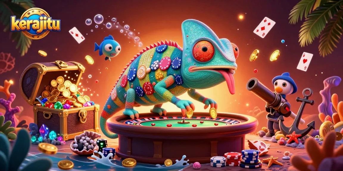 Menangkan jackpot besar di Kerajitu dengan chameleon kasino yang sedang beraksi.