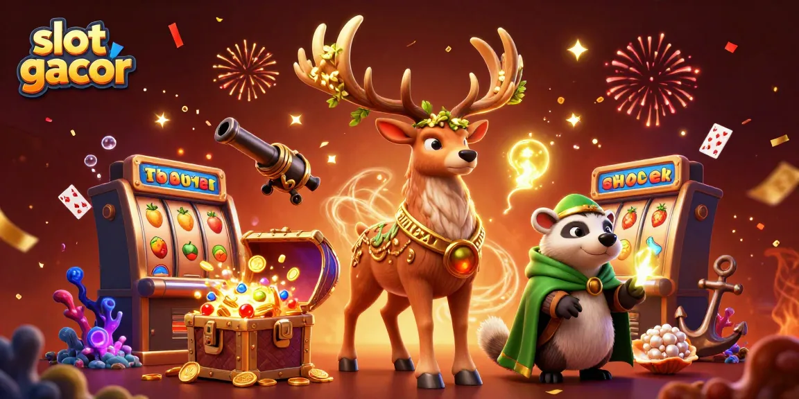Menang slot gacor dengan antusiasme karakter magis di kasino 3D penuh warna