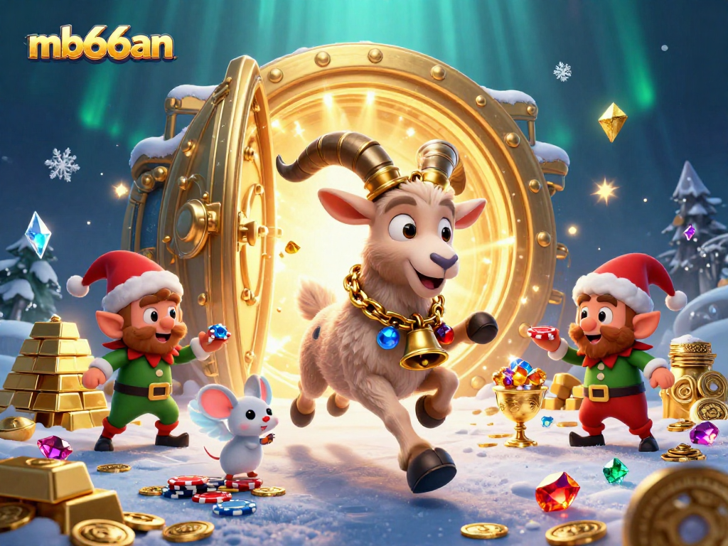 Experience the thrill at mb66an's holiday horror casino with Krampus and festive characters stealing the spotlight.