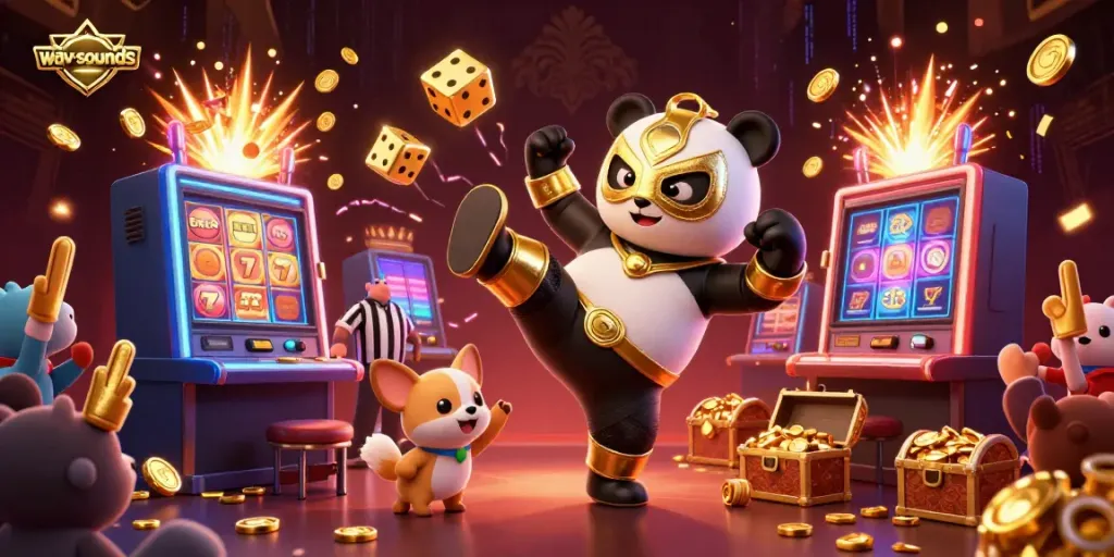 Pengalaman bermain menarik di wav-sounds dengan karakter kartun dan efek jackpot yang menakjubkan.