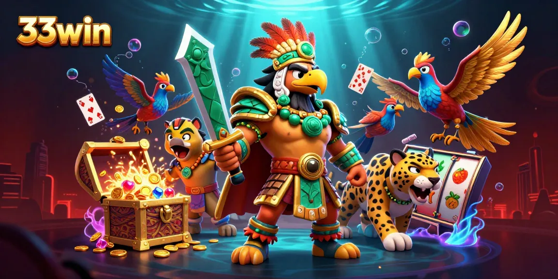 Experience thrilling wins with 33win in a vibrant gaming scene full of adventure and rewards.
