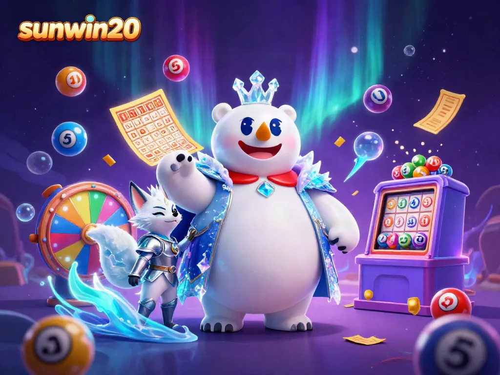 Engage with the exciting world of gambling featuring sunwin20's animated casino elements and characters.