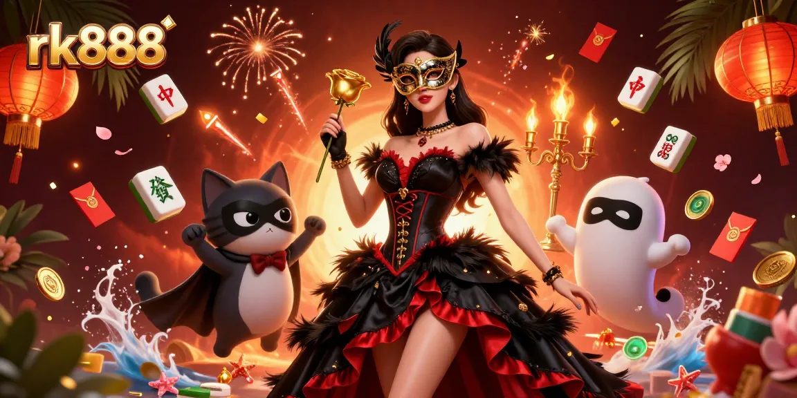 Experience dynamic gaming excitement with rk888's vibrant online casino atmosphere and alluring visuals.