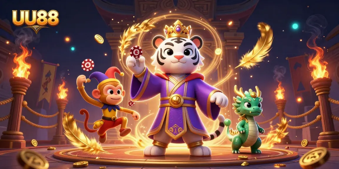 Experience exciting gaming adventures at UU88 with our dazzling casino characters.