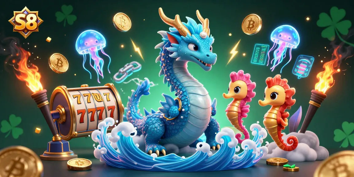 Experience thrilling slots at S8 with dazzling games and vibrant ocean-themed characters.