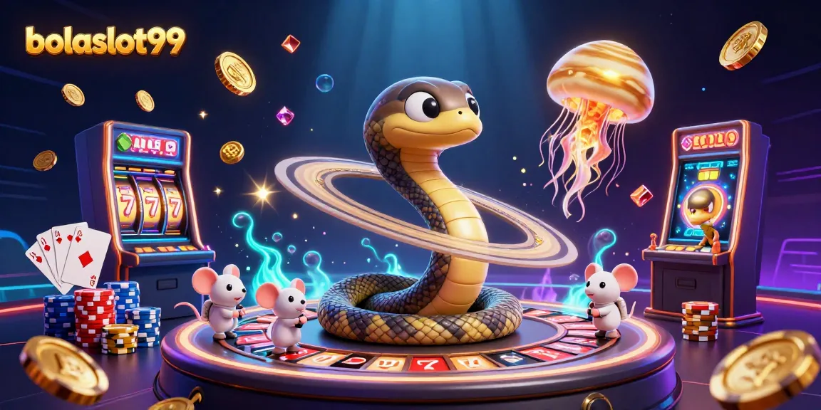 Experience the thrill of bolaslot99 with an exciting cosmic casino scene featuring animated betting action and vibrant game elements.