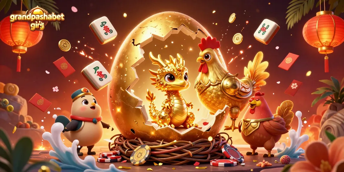 Experience grandpashabet giriş with a golden dragon guarding poker chips in a captivating casino scene.