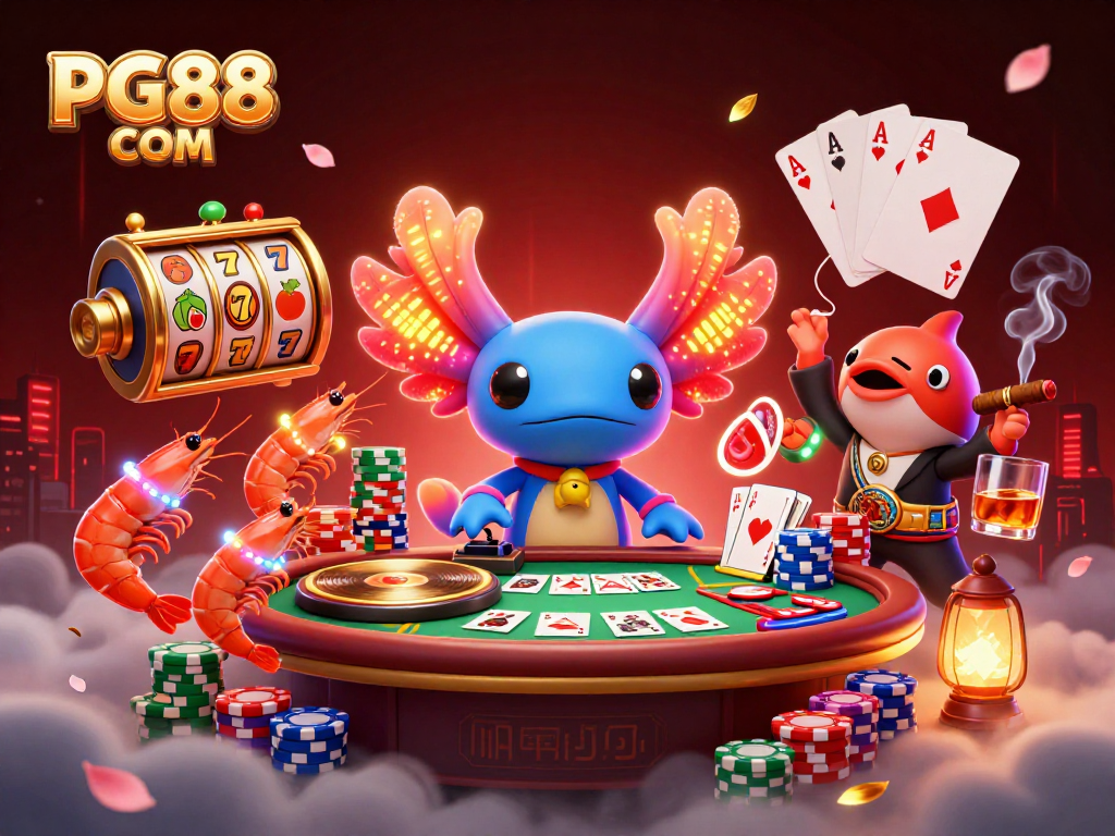 Experience the excitement of PG88 COM's thrilling slot games featuring vibrant characters and dynamic action.