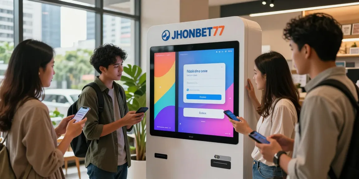 Akses pengguna JHONBET77 melalui halaman terpadu di geneia.com, menampilkan layanan login, pendaftaran, dan bantuan pelanggan.