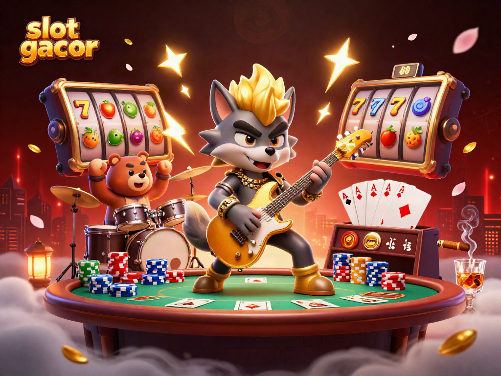Menciptakan peluang besar di slot gacor dengan slot reel dan simbol buah yang berkilauan, grafis 3D yang menawan.