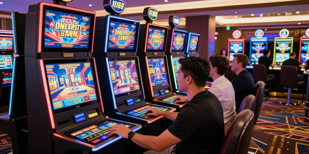 Trải nghiệm tại casino f168 với trò chơi slot hấp dẫn và không khí sôi động.