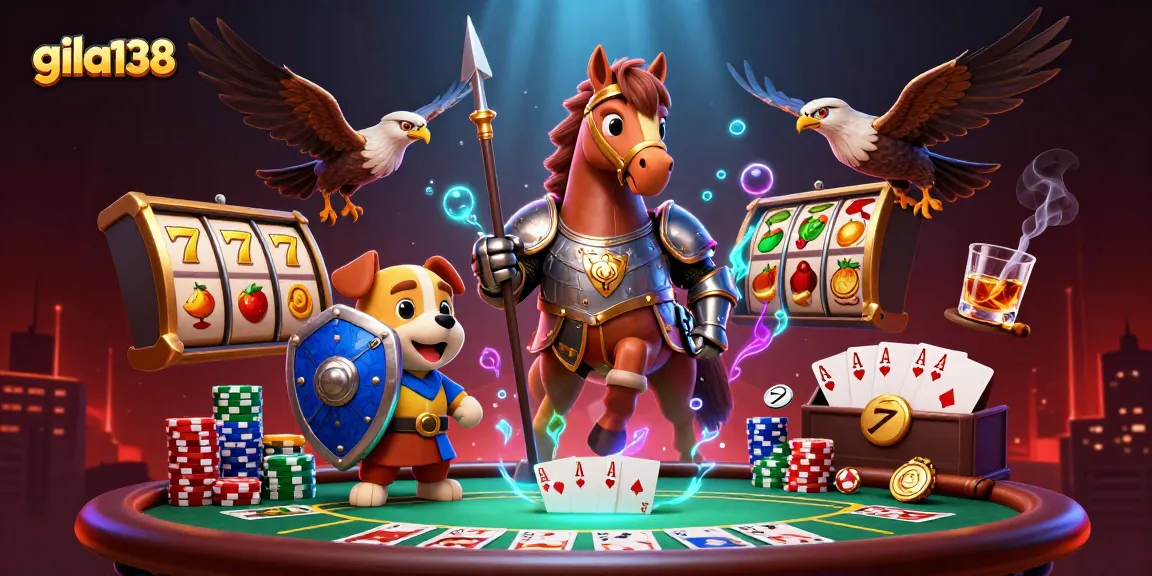 Gila138 membawakan suasana menang dengan slot simbol keberuntungan dan poker menggoda.