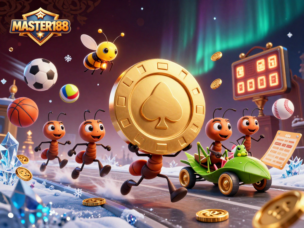 Experience ACTION-PACKED gameplay at MASTER188 with dynamic sports-themed elements showcasing a lively heist!