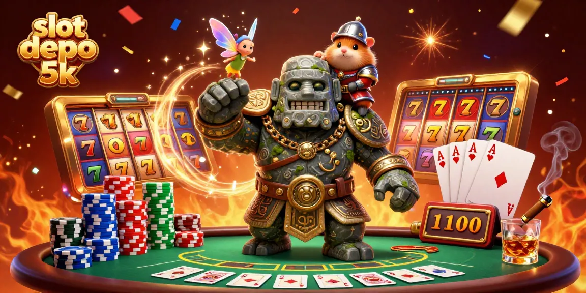 Menangkan hadiah besar dengan slot depo 5k di permainan slot yang berlisensi.