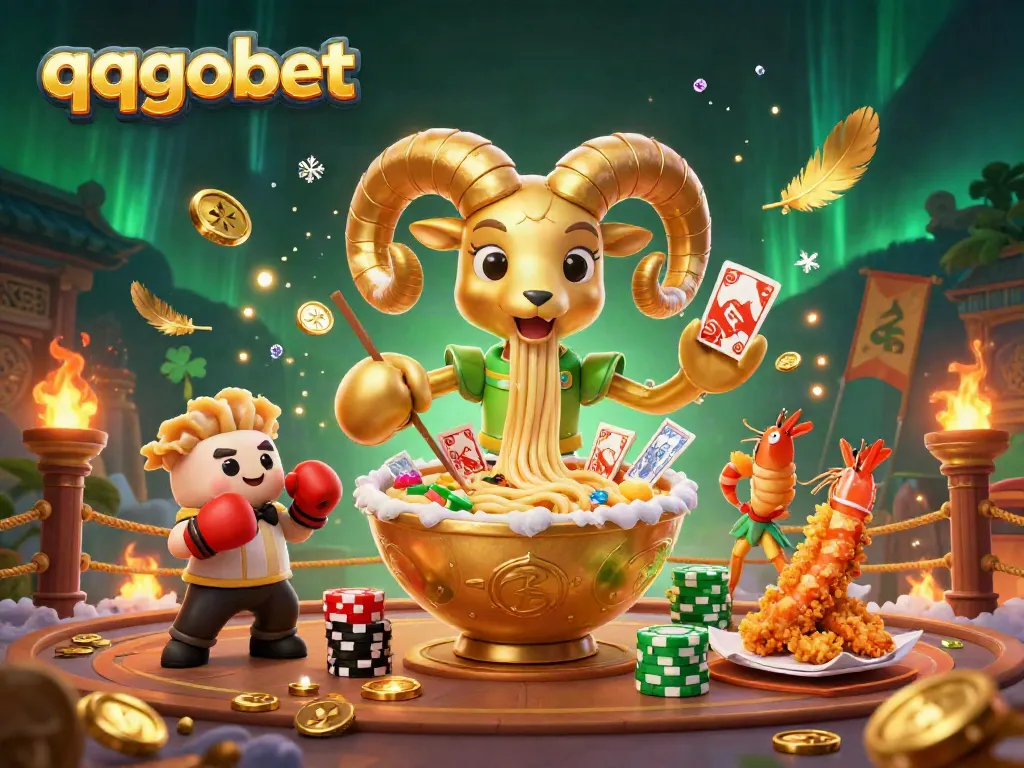 qqgobet memperlihatkan ilustrasi kasino 3D dengan karakter unik, keharmonisan dalam permainan kartu dan dadu.