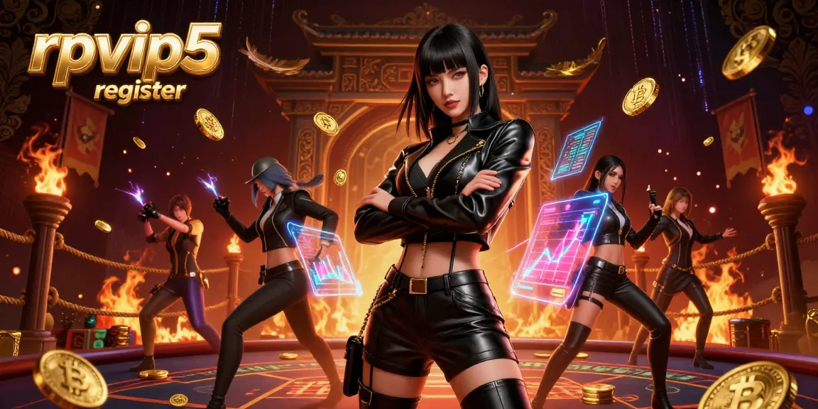 Engage with the rpvip5 register and experience dynamic casino games in a vibrant, futuristic setting.
