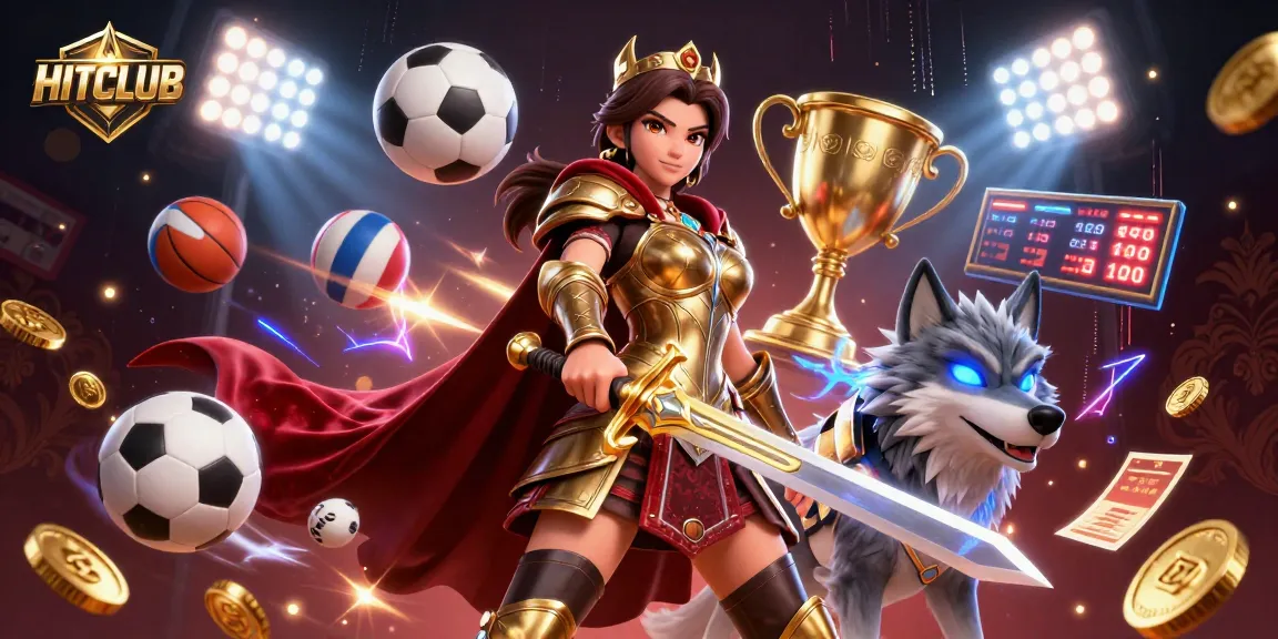 Experience exhilarating gameplay at HITCLUB with vibrant 3D characters amid dynamic casino elements.