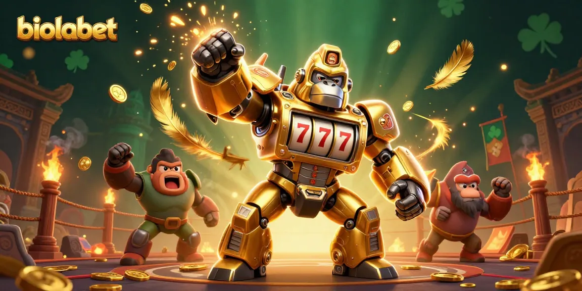 Menangkan jackpot luar biasa di biolabet dengan mesin slot dan gorila transformator!