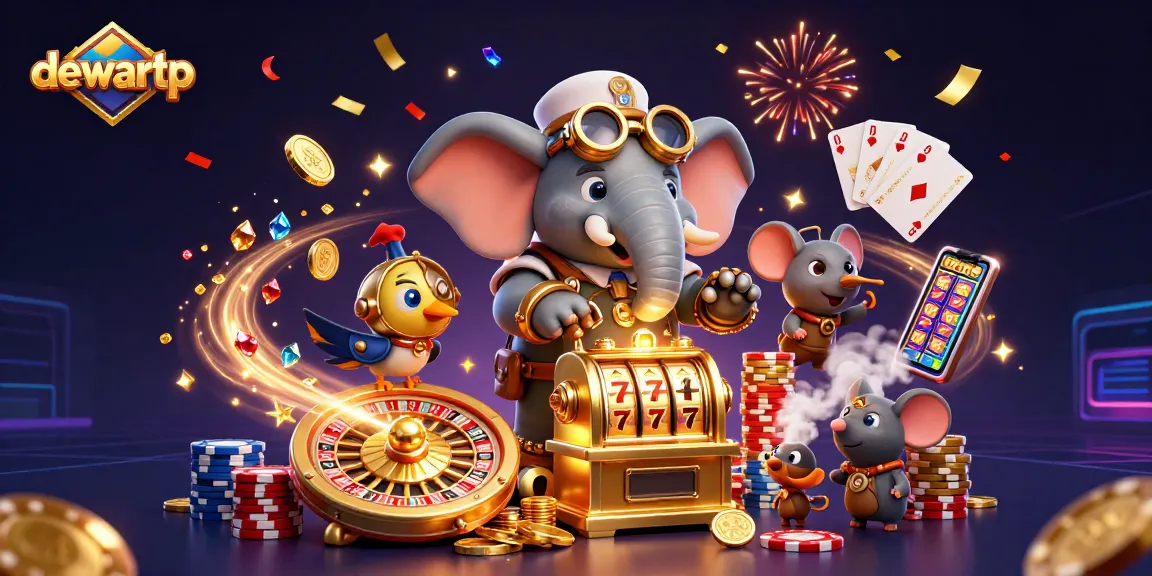 Nikmati pengalaman bermain slot gacor di dewartp yang penuh kemenangan dengan mesin slot emas menjulang.