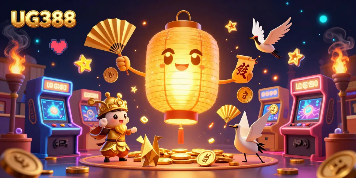 Experience the vibrant energy of UG388 as you engage with dynamic casino games and dazzling characters.