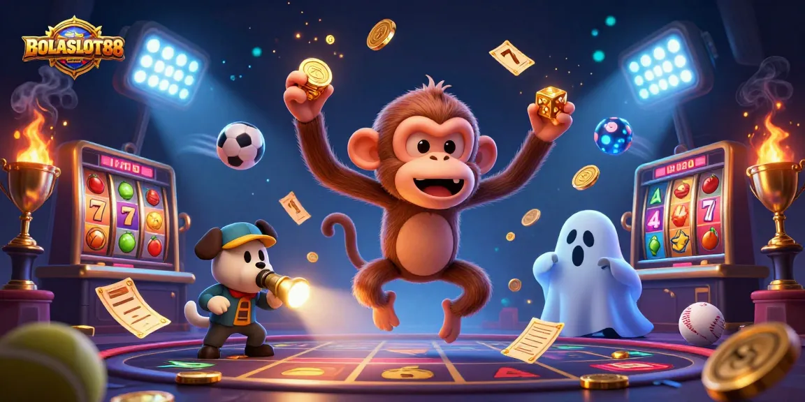 BOLASLOT88 menampilkan permainan slot dengan gaya 3D yang penuh warna dan detail, menarik perhatian para penjudi.